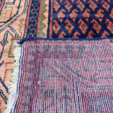 Vintage Arak Runner — Boteh Mir on a Dark Field with Red Borders. Original rug photograph; SKU RR30666; source IMG_7062.