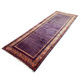 Persian Arak Boteh Mir Runner, diagonal full view, hand-knotted wool pile. SKU RR 30666.