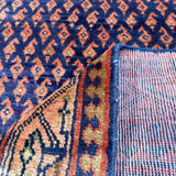 Vintage Arak Runner — Boteh Mir on a Dark Field with Red Borders. Original rug photograph; SKU RR30666; source IMG_7061.