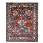 Vintage Bakhtiari Rug — Cypress Trees & Ruby Red | 10'6" × 13'1" - Rug the Rock - availableBakhtiariFloral