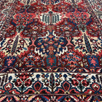 Vintage Bakhtiari Rug — Cypress Trees & Ruby Red | 10'6" × 13'1" - Rug the Rock - availableBakhtiariFloral