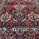 Vintage Bakhtiari Rug — Cypress Trees & Ruby Red | 10'6" × 13'1" - Rug the Rock - availableBakhtiariFloral