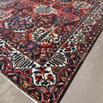 Vintage Bakhtiari Rug — Cypress Trees & Ruby Red | 10'6" × 13'1" - Rug the Rock - availableBakhtiariFloral