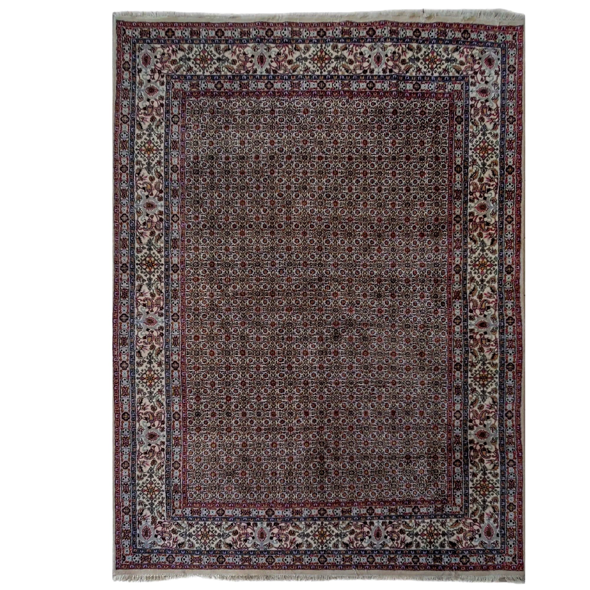 Vintage Birjand Rug | 6' 6" x 9' 8" — full rug view