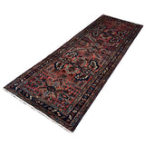 Persian Dargazin Hamadan Runner, diagonal full view, hand-knotted wool pile. SKU RR 32283.