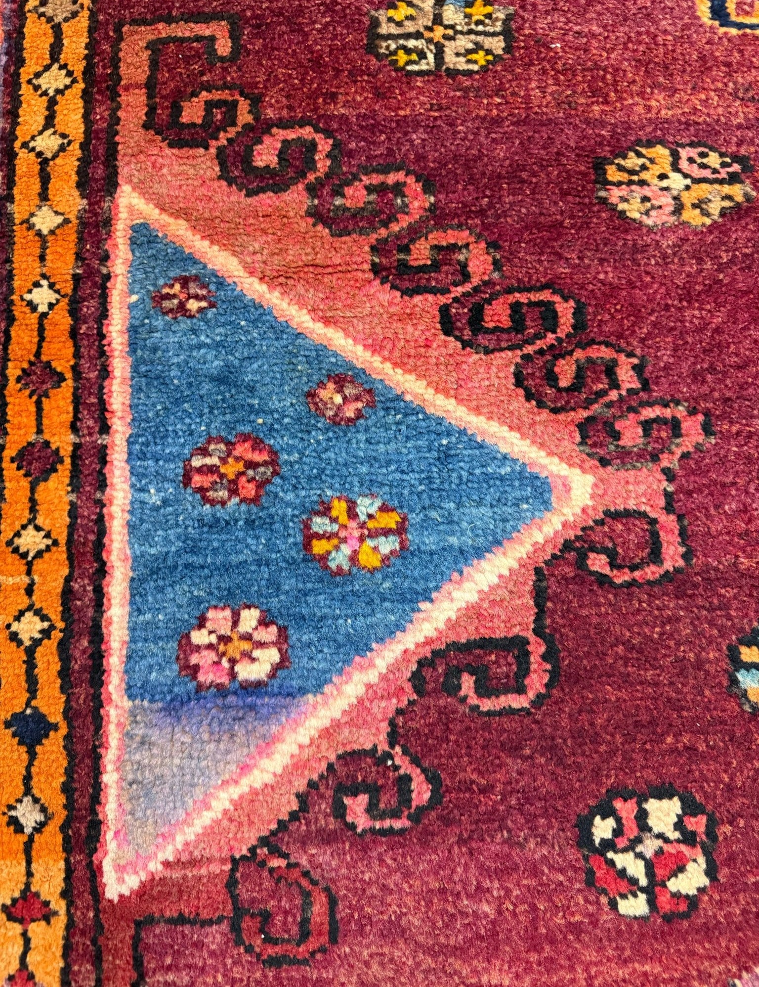 Vintage Hamadan Rug. Original rug photograph; SKU 30894; source IMG_7706.