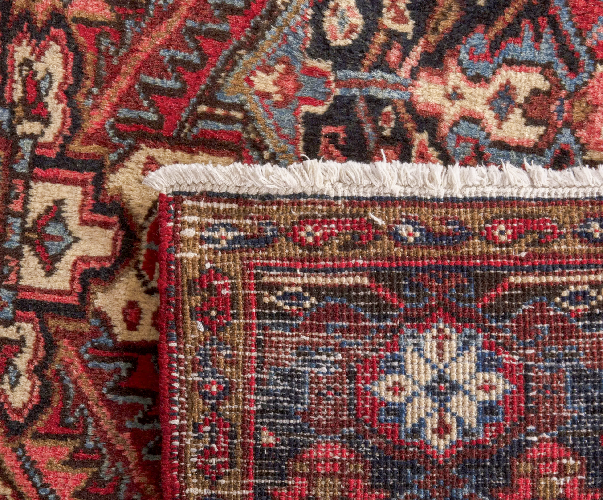 Vintage Heriz Rug | 7' 5" x 9' 8" — detail view, gallery 19