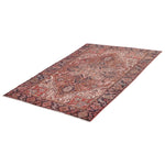 Vintage Heriz Rug | 7' 4" x 10' 4" — angled view, gallery 01