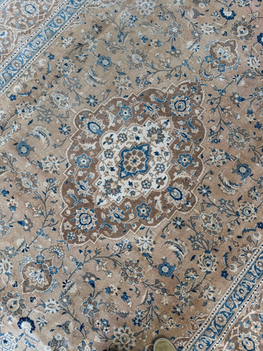 Vintage Kashan Rug | 7' 10" x 10' 11" - Rug the Rock