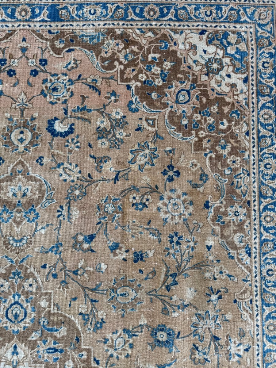Vintage Kashan Rug | 7' 10" x 10' 11" - Rug the Rock