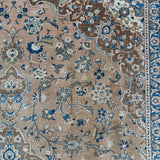 Vintage Kashan Rug | 7' 10" x 10' 11" - Rug the Rock