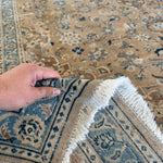 Vintage Kashan Rug | 7' 10" x 10' 11" - Rug the Rock