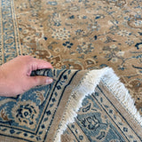 Vintage Kashan Rug | 7' 10" x 10' 11" - Rug the Rock