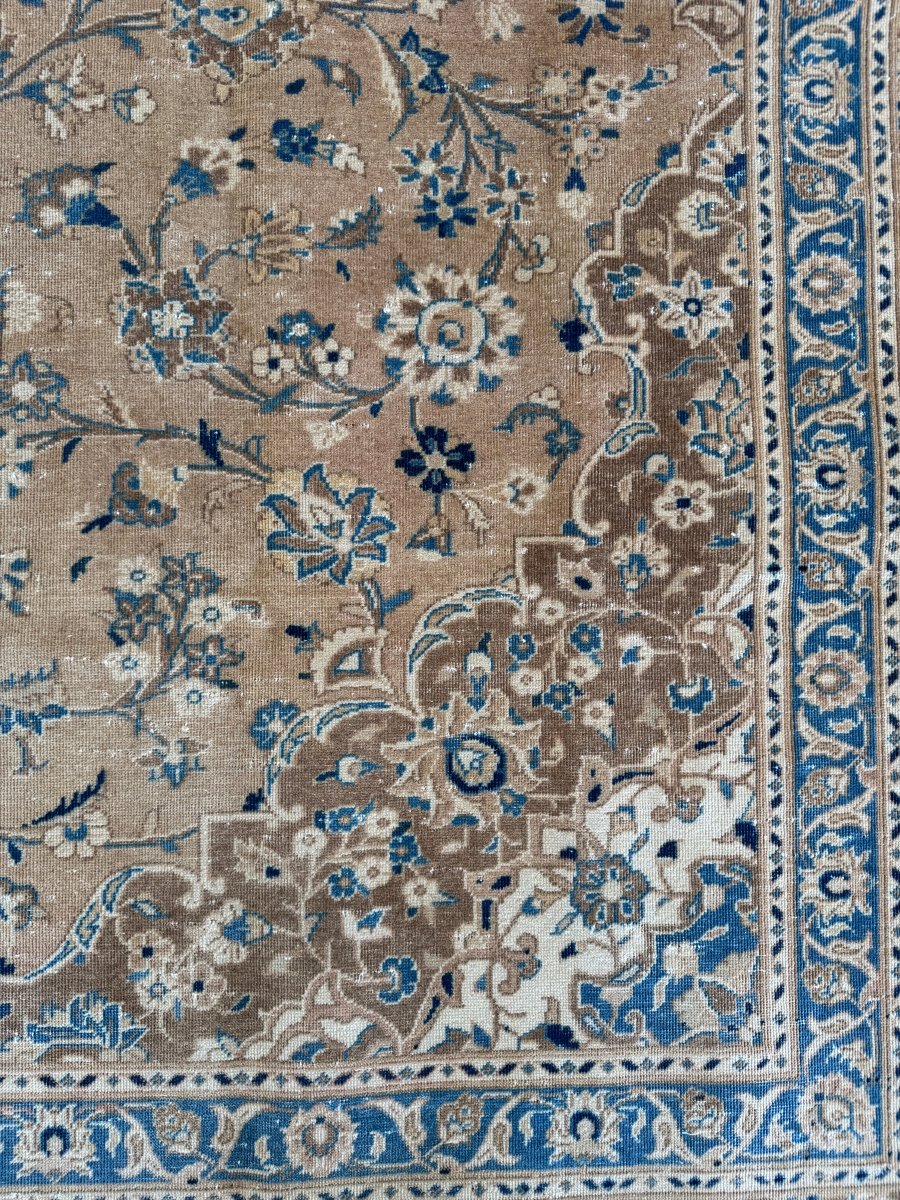 Vintage Kashan Rug | 7' 10" x 10' 11" - Rug the Rock