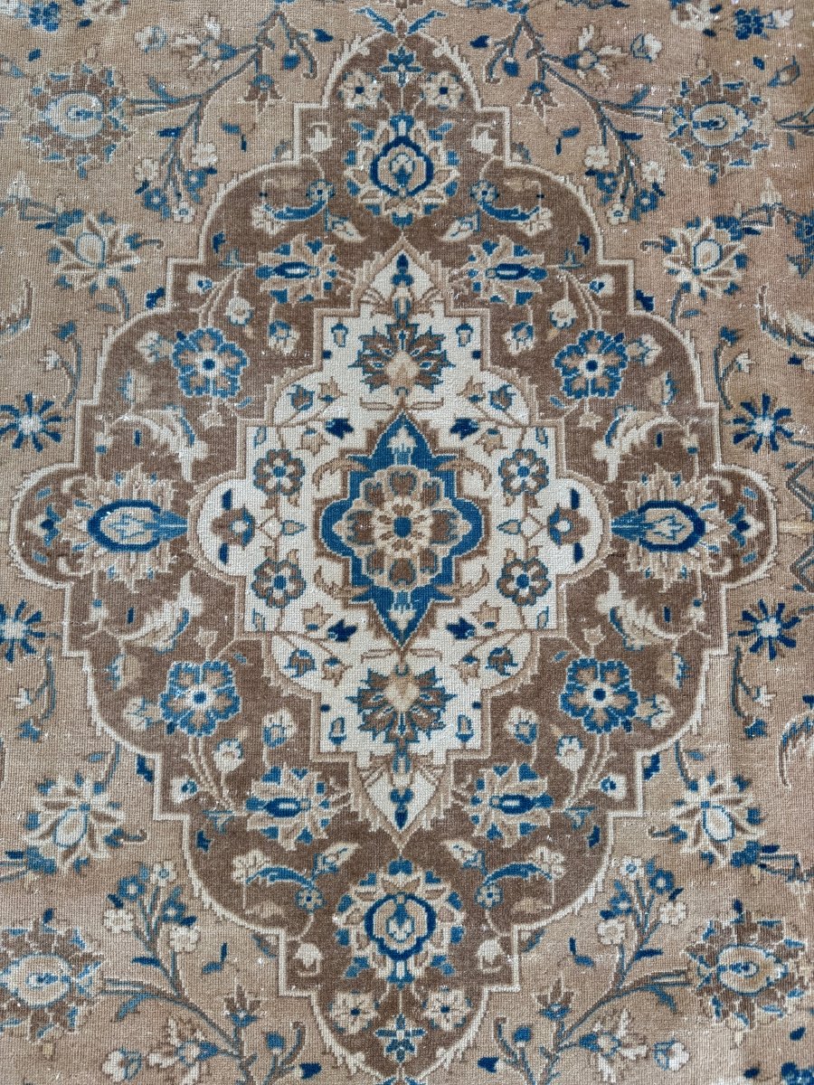 Vintage Kashan Rug | 7' 10" x 10' 11" - Rug the Rock