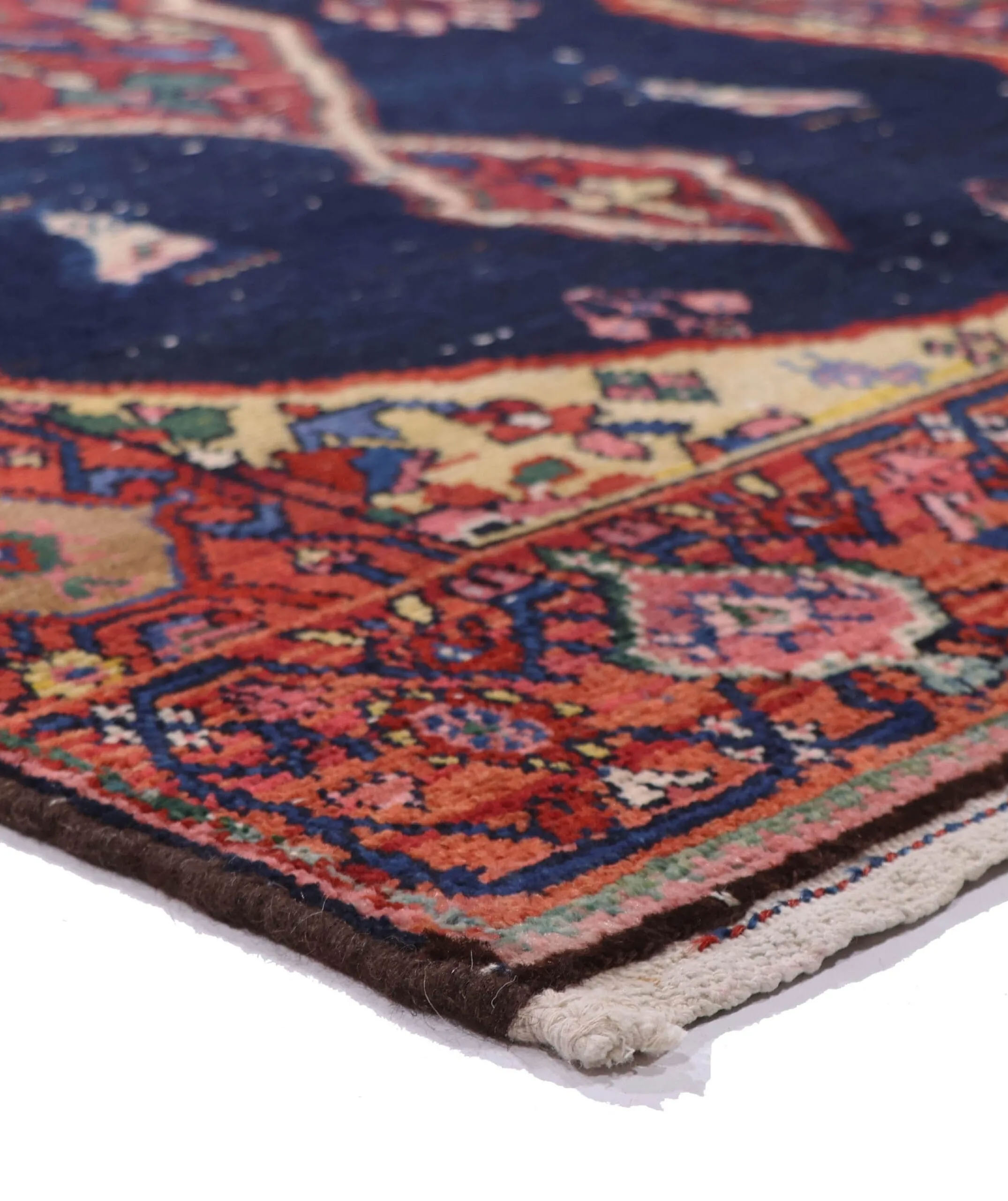Vintage Kermanshah Runner | 3' 7" x 16' 6" — detail view, gallery 03