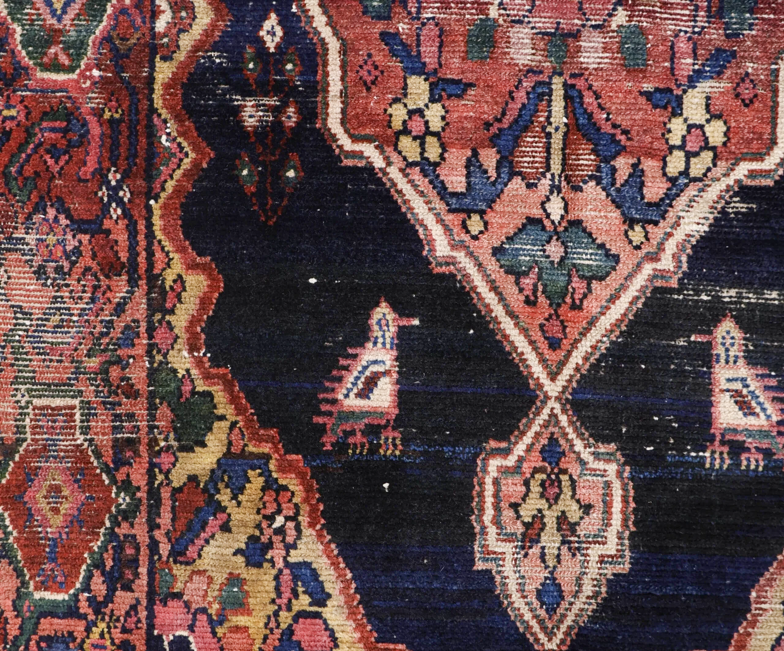 Vintage Kermanshah Runner | 3' 7" x 16' 6" — detail view, gallery 04