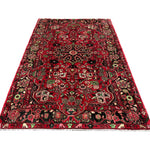 Vintage Nahavand Rug, front perspective view of the complete rug, hand-knotted wool pile. SKU PP 105649.