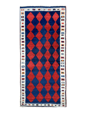 Vintage Persian Gabbeh Rug | 2' 9" x 6' 1"