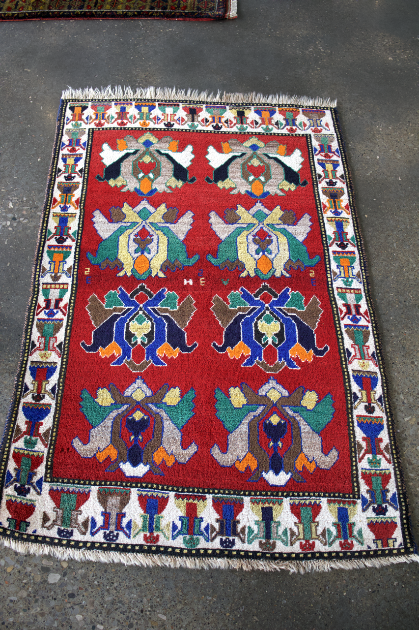 Vintage Persian Gabbeh Rug | 3' 3" x 5' 1" - Rug the Rock - available