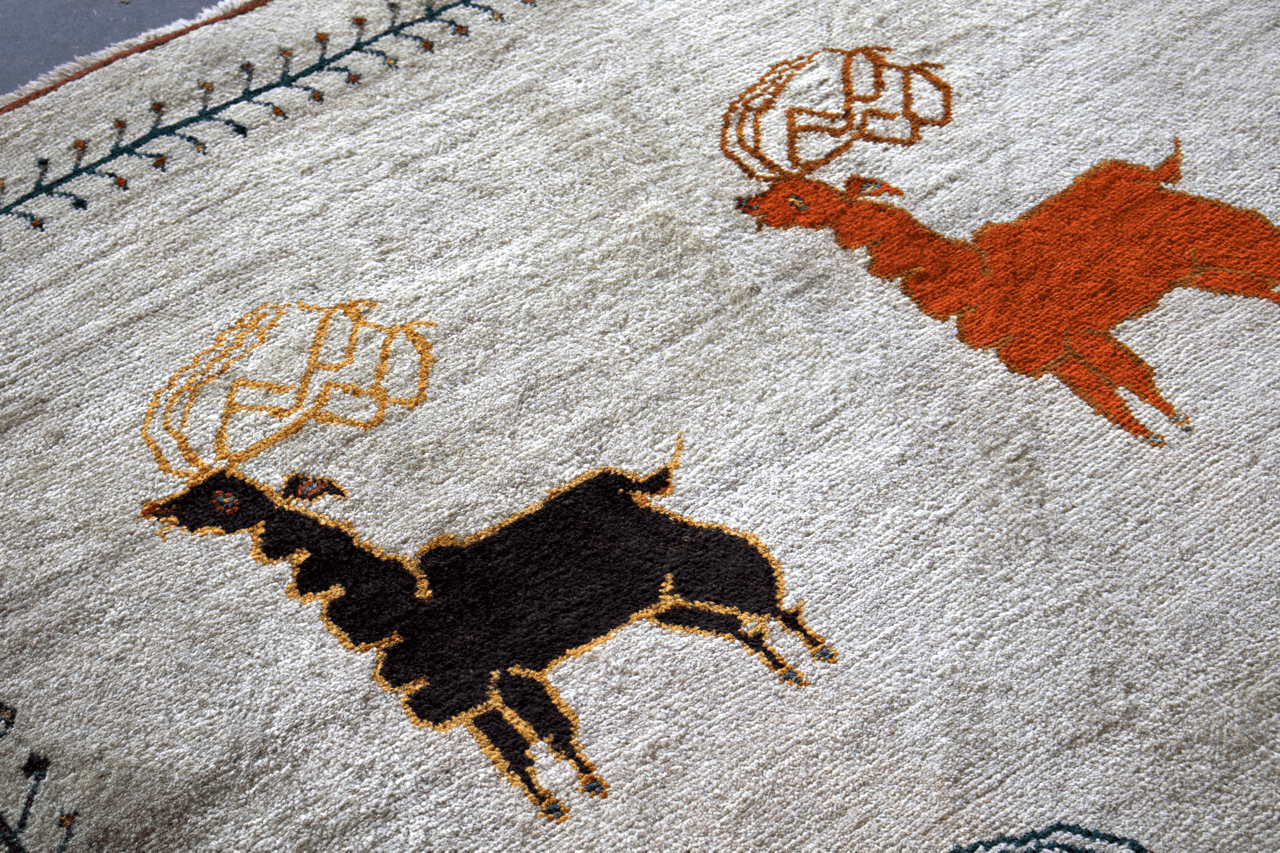 Vintage Persian Gabbeh Rug | 5' 3" x 8' 10" - Rug the Rock - available