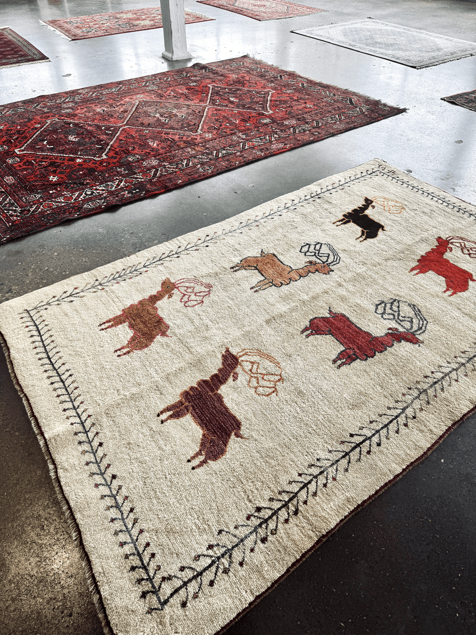Vintage Persian Gabbeh Rug | 5' 3" x 8' 10" - Rug the Rock - available