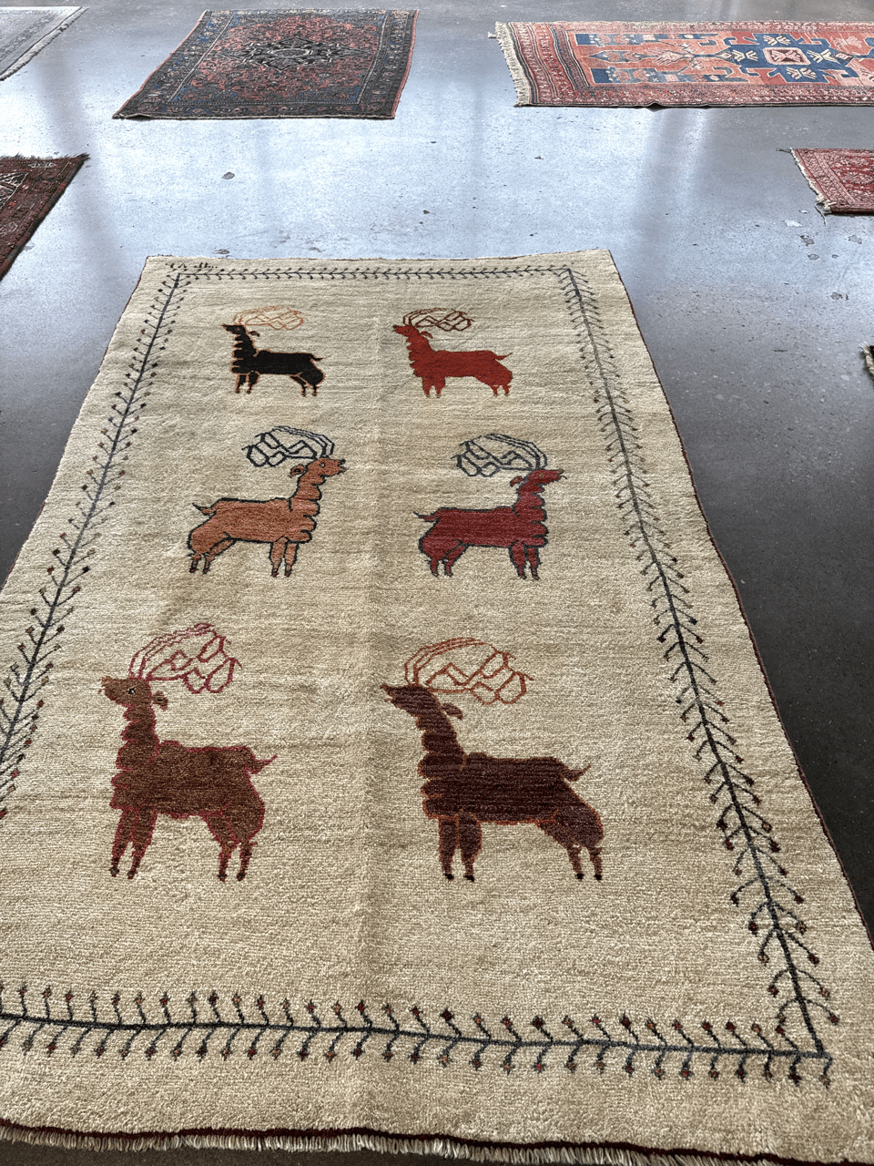Vintage Persian Gabbeh Rug | 5' 3" x 8' 10" - Rug the Rock - available