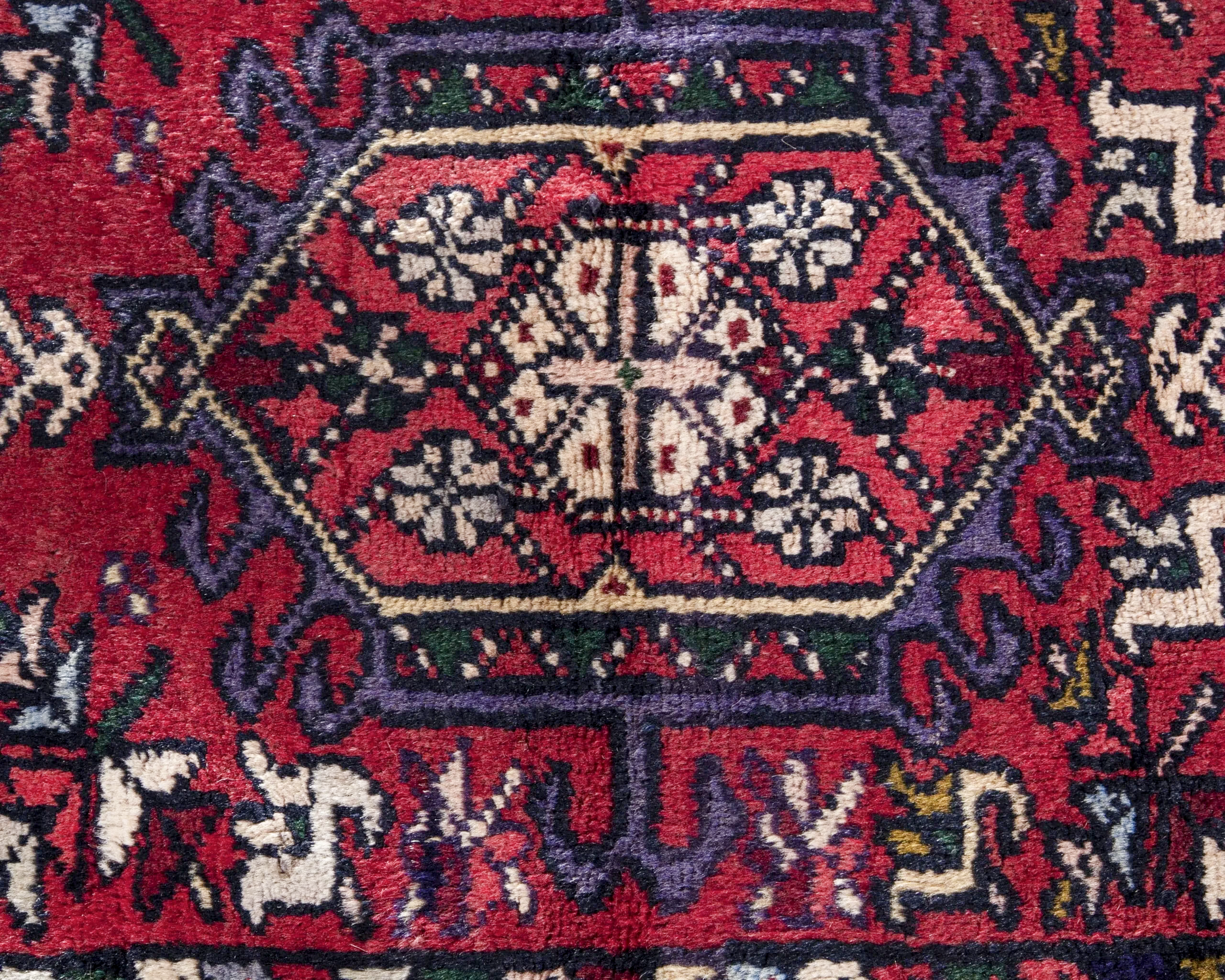 Vintage Qarajeh Runner | 2' 4" x 9' 3" — detail view, gallery 01