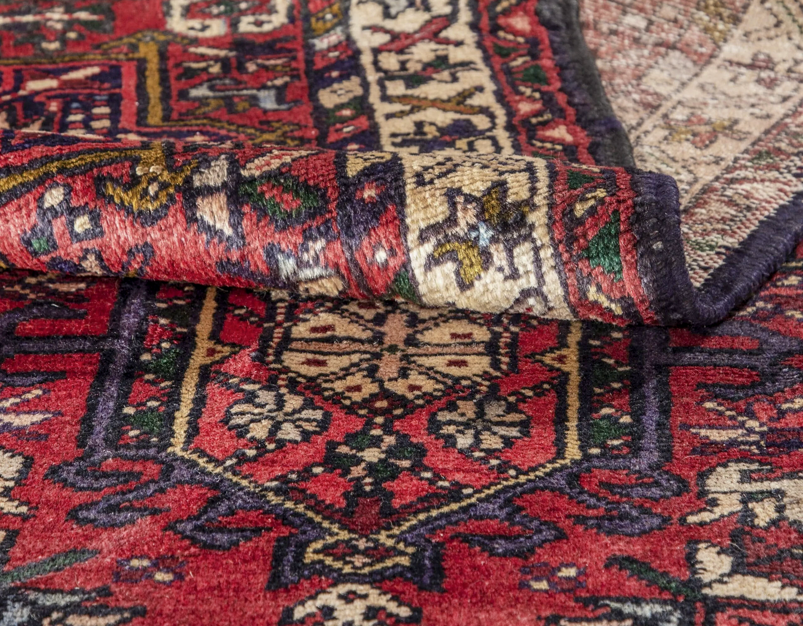Vintage Qarajeh Runner | 2' 4" x 9' 3" — detail view, gallery 06