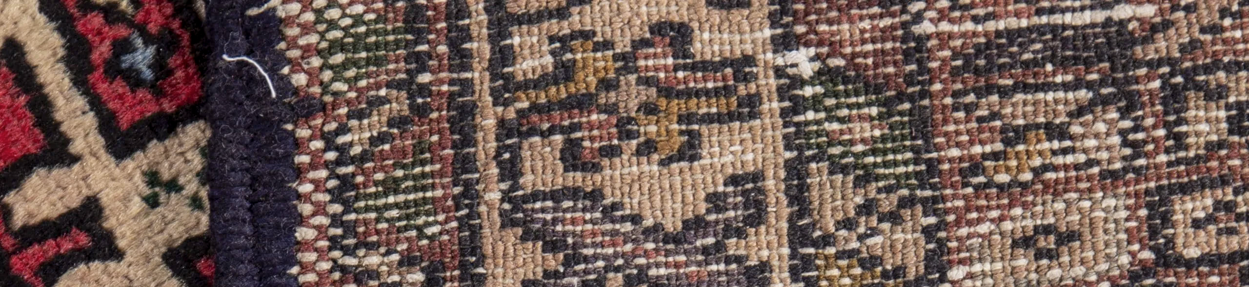 Vintage Qarajeh Runner | 2' 4" x 9' 3" — detail view, gallery 12