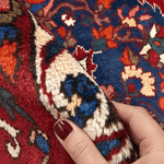 Vintage Saman Bakhtiari Rug. Original rug photograph; SKU EE1.1233; source IMG_7953.