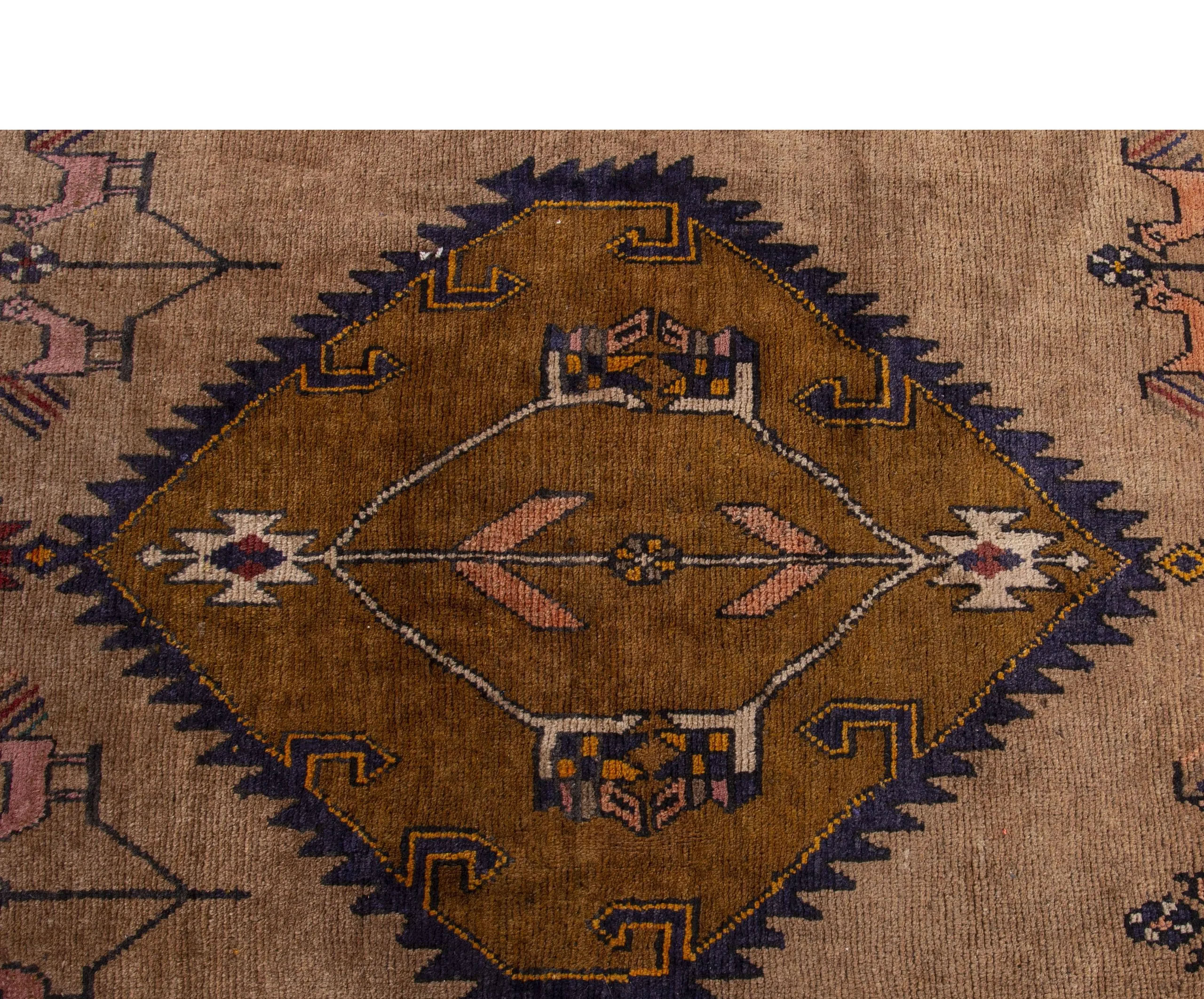 Vintage Sarab Runner | 3' 8" x 12' 10" — detail view, gallery 03