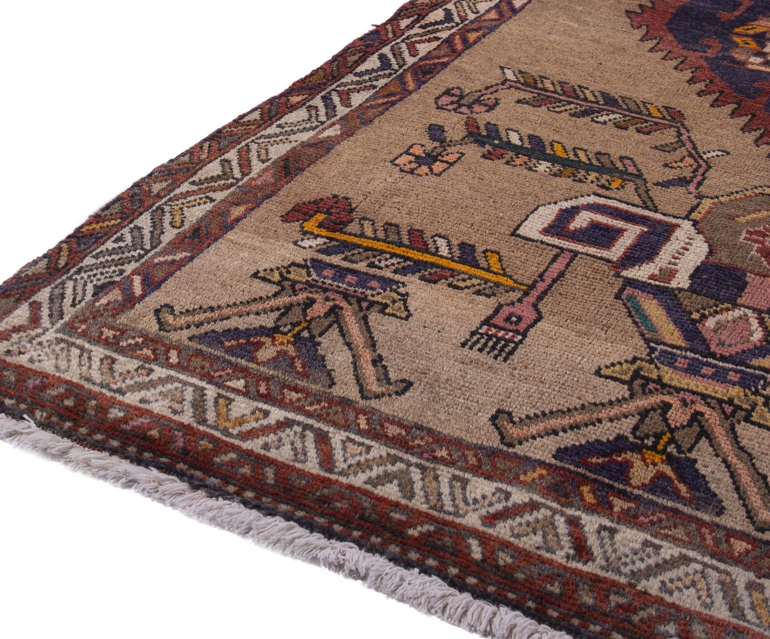Vintage Sarab Runner | 3' 8" x 12' 10" — detail view, gallery 05