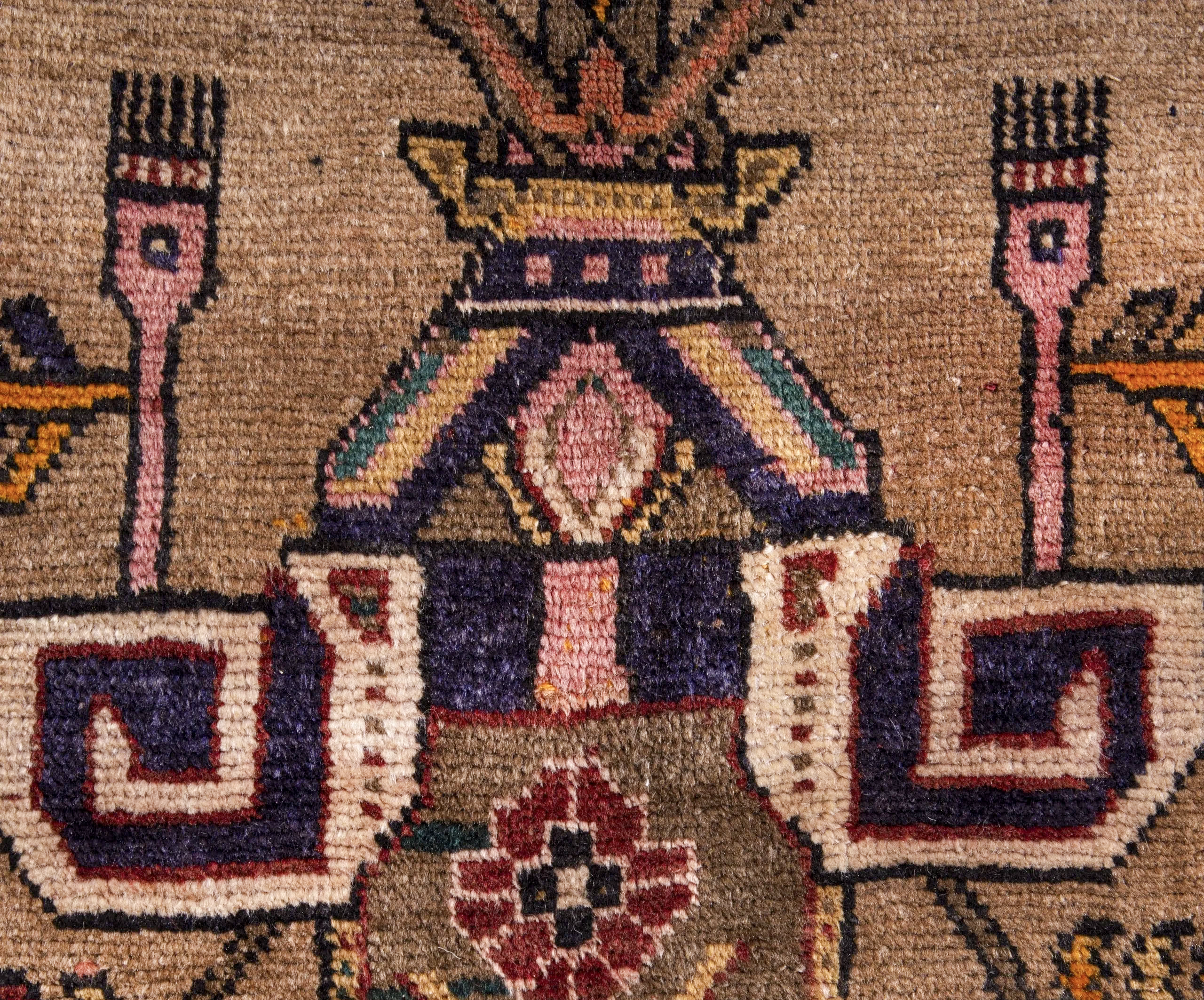 Vintage Sarab Runner | 3' 8" x 12' 10" — detail view, gallery 10