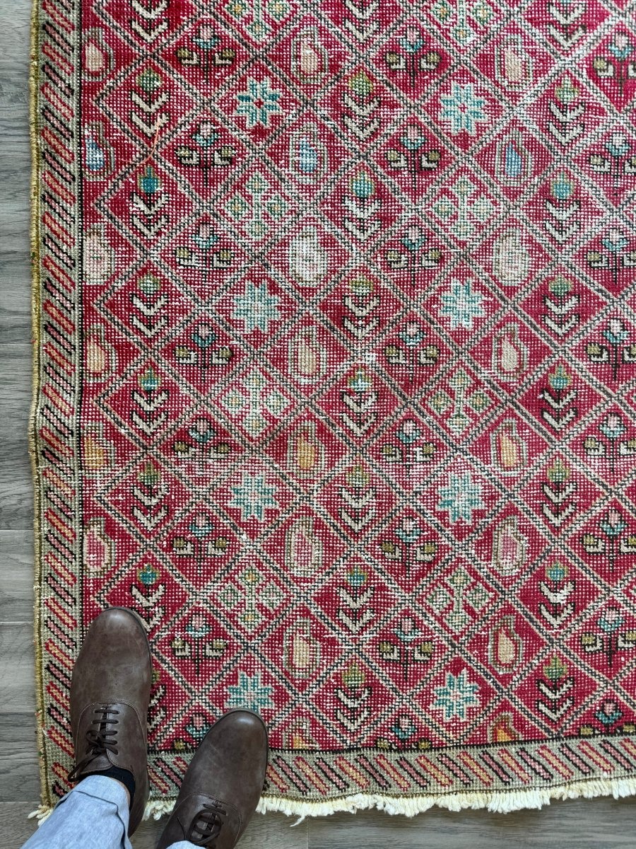 Vintage Tabriz Rug | 3' 1" x 4' 7" - Rug the Rock