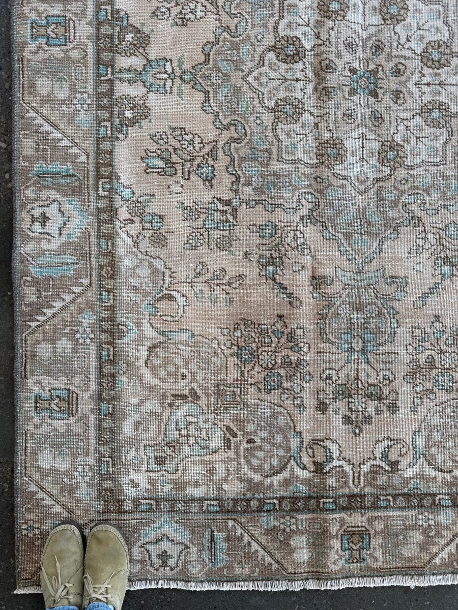 Vintage Tabriz Rug | 6' 1" x 8' 11" - Rug the Rock