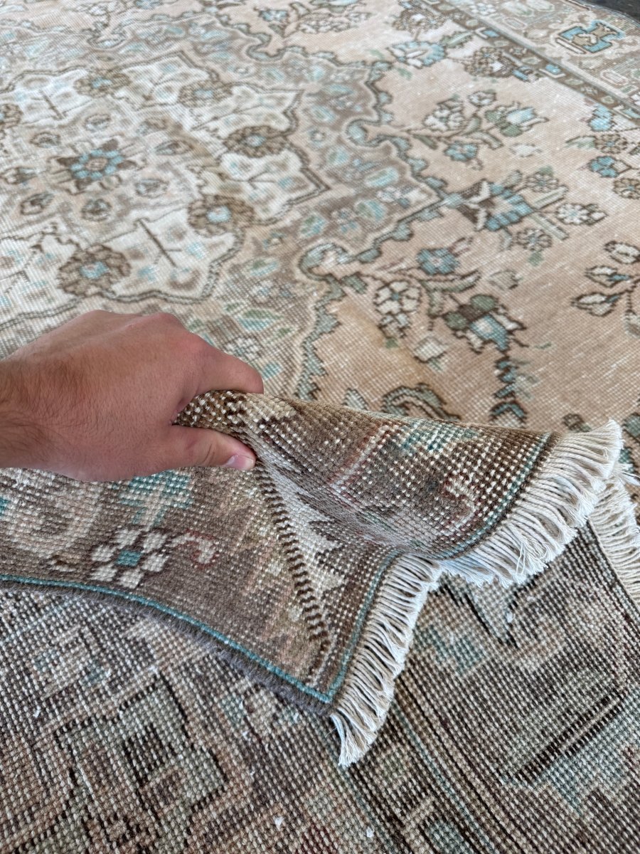 Vintage Tabriz Rug | 6' 1" x 8' 11" - Rug the Rock