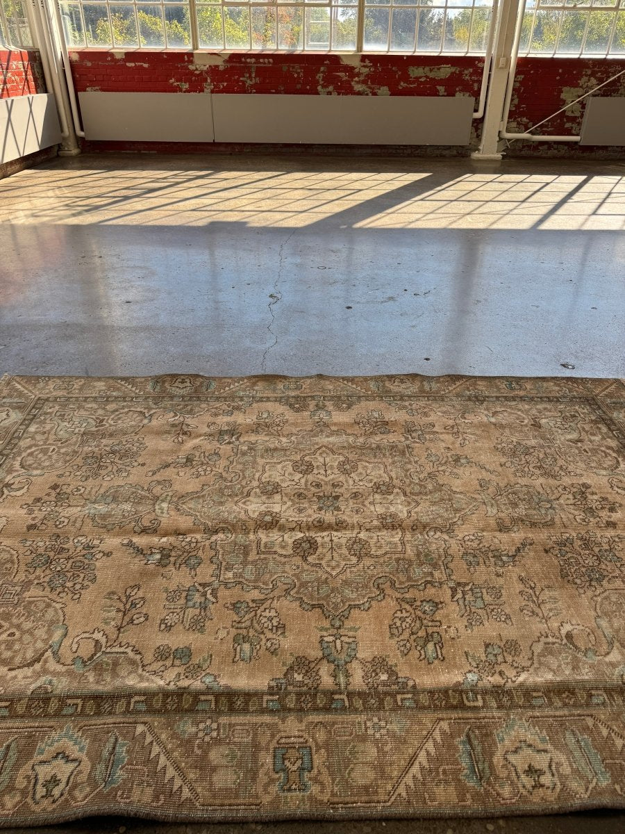 Vintage Tabriz Rug | 6' 1" x 8' 11" - Rug the Rock