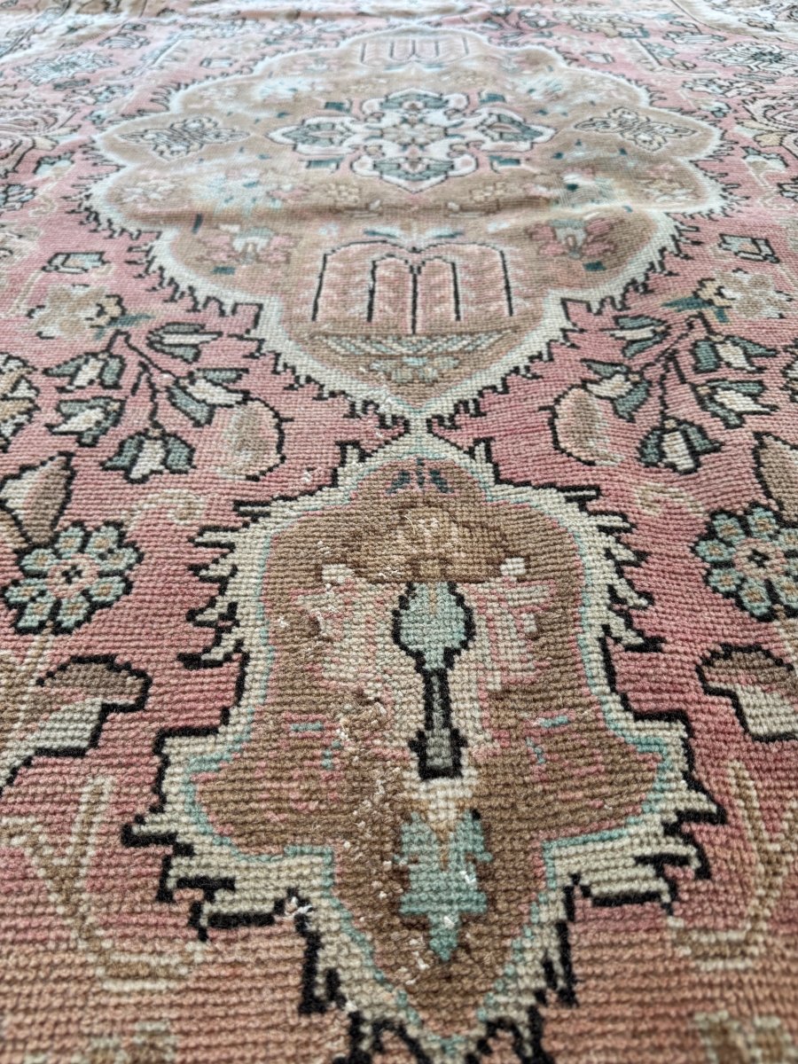 Vintage Tabriz Rug | 6' 4" x 10' - Rug the Rock