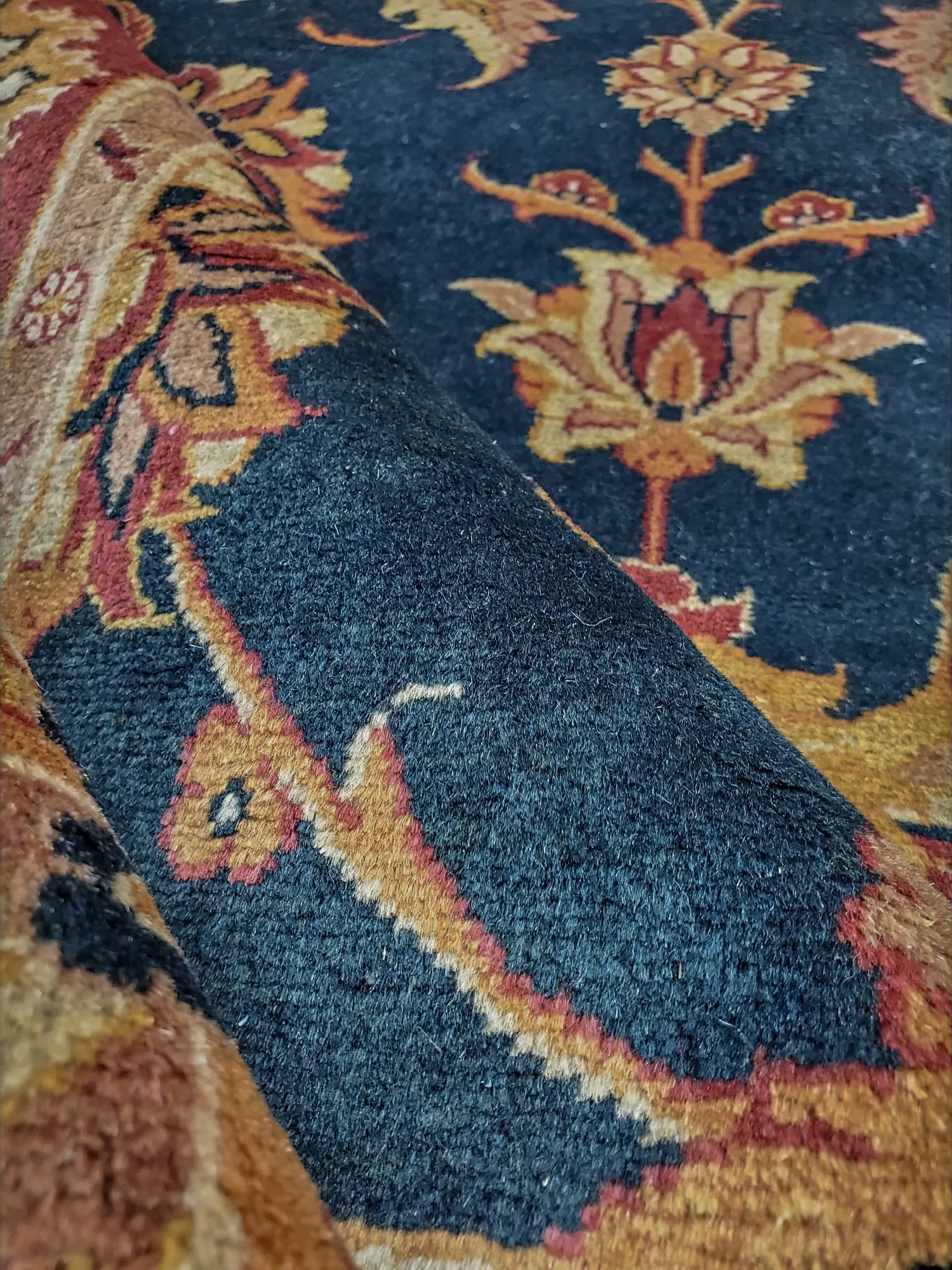 Vintage Tabriz Rug | 6' 4" x 10' 2" — detail view, gallery 12
