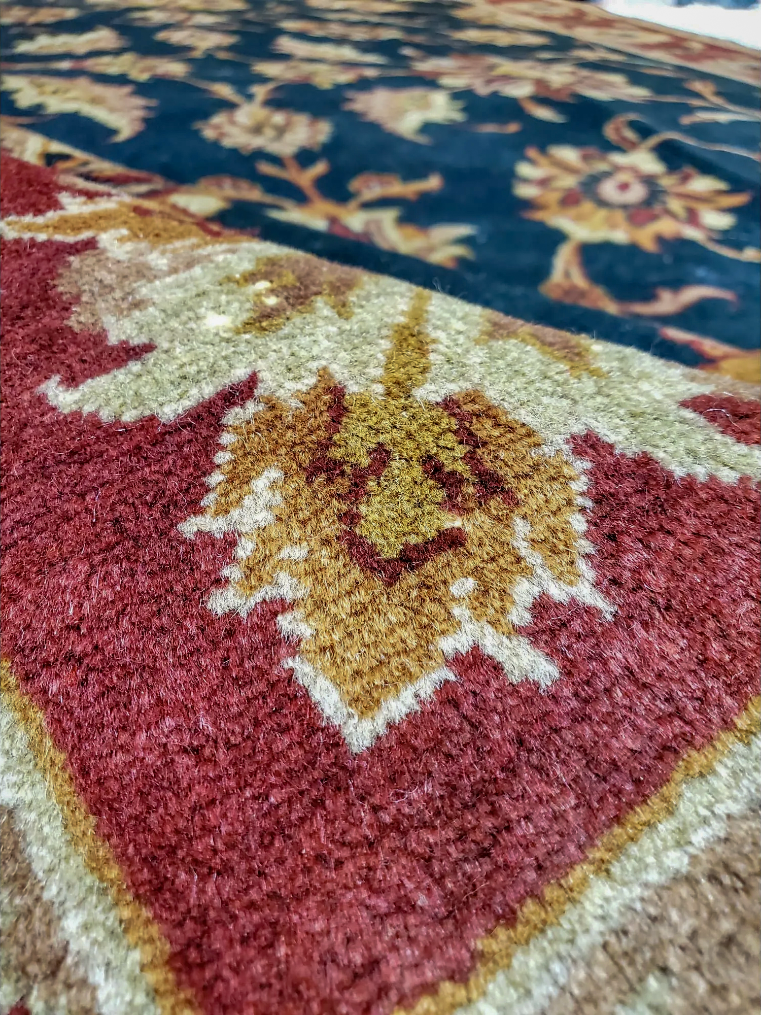 Vintage Tabriz Rug | 6' 4" x 10' 2" — detail view, gallery 13