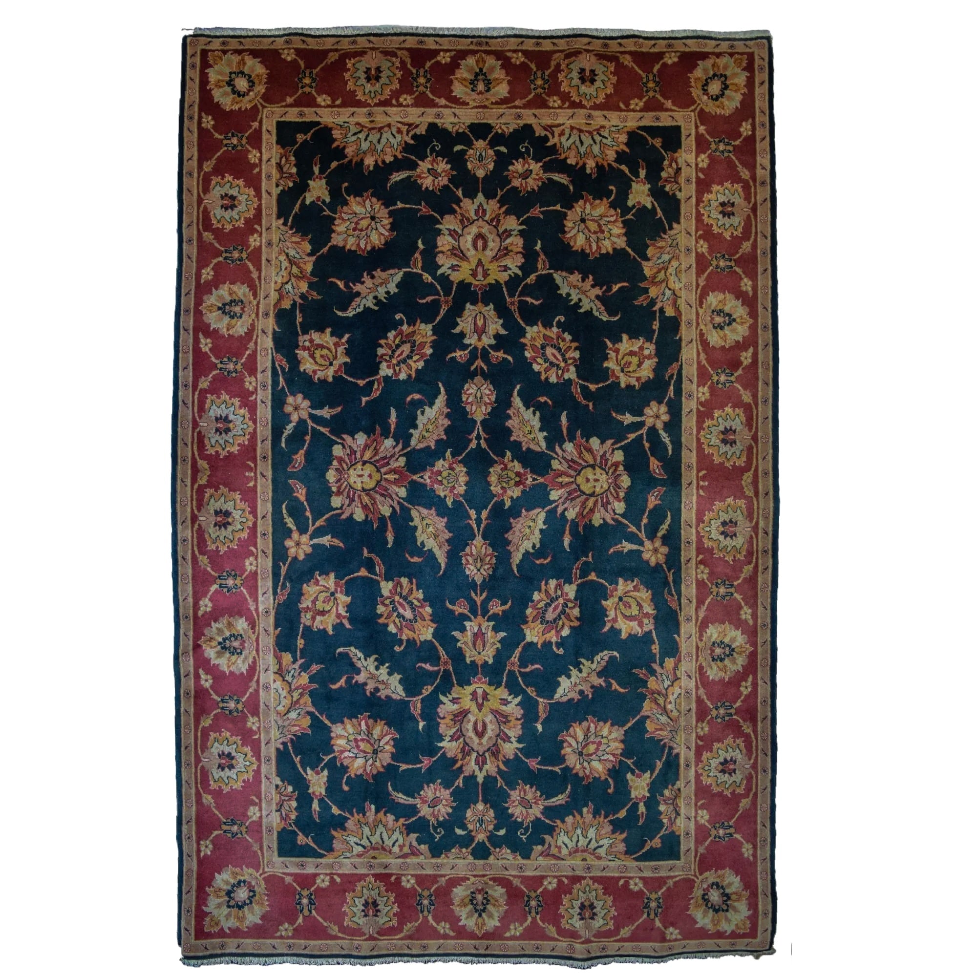 Vintage Tabriz Rug | 6' 4" x 10' 2" — full rug view