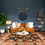 Vintage Tabriz Rug | 7' 4" x 8' 11" — room setting, gallery 01