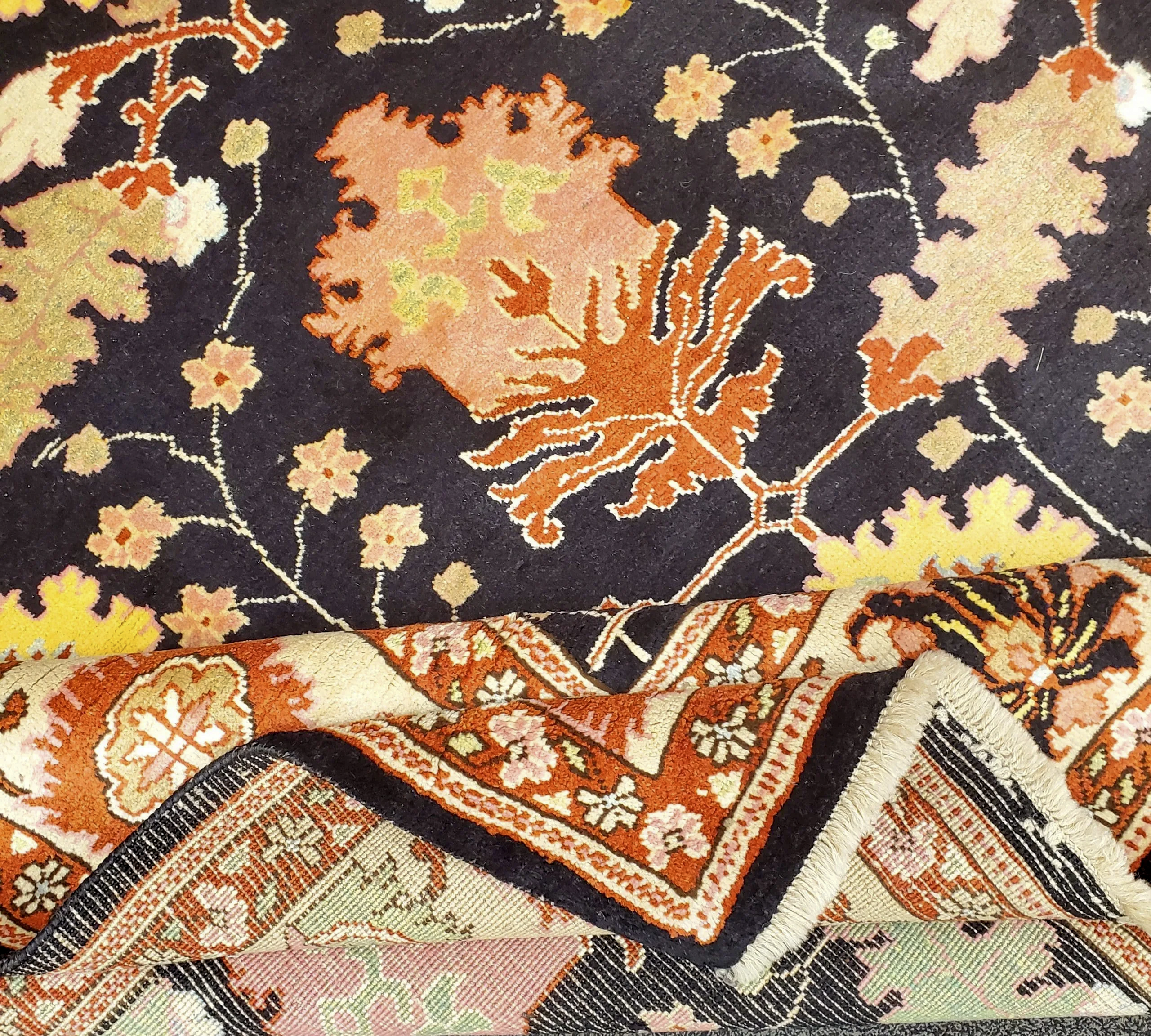 Vintage Tabriz Rug | 7' 4" x 8' 11" — detail view, gallery 02