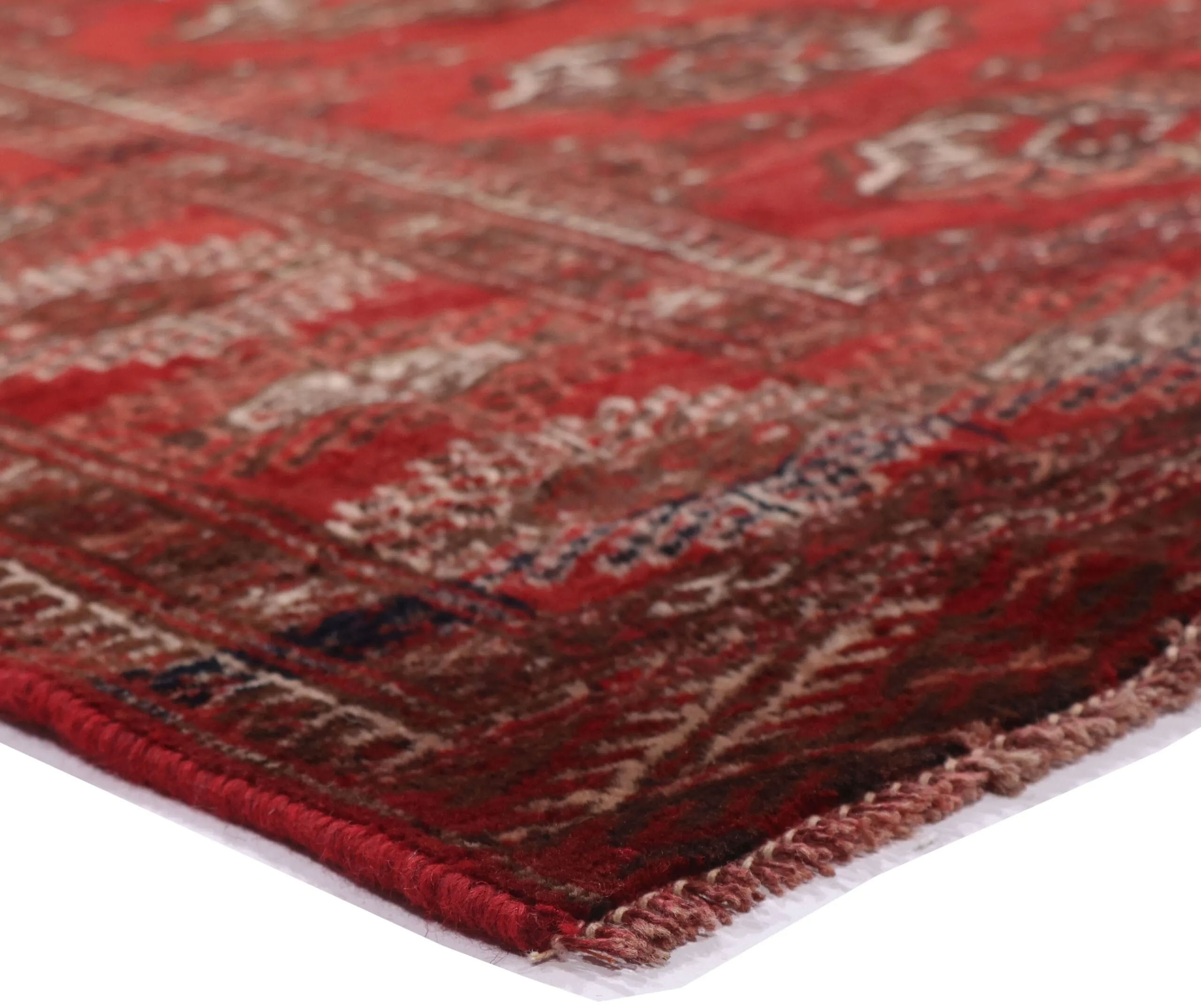 Vintage Turkmen Rug | 7' 1" x 10' 6" — detail view, gallery 03