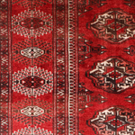 Vintage Turkmen Rug | 7' 1" x 10' 6" — detail view, gallery 04