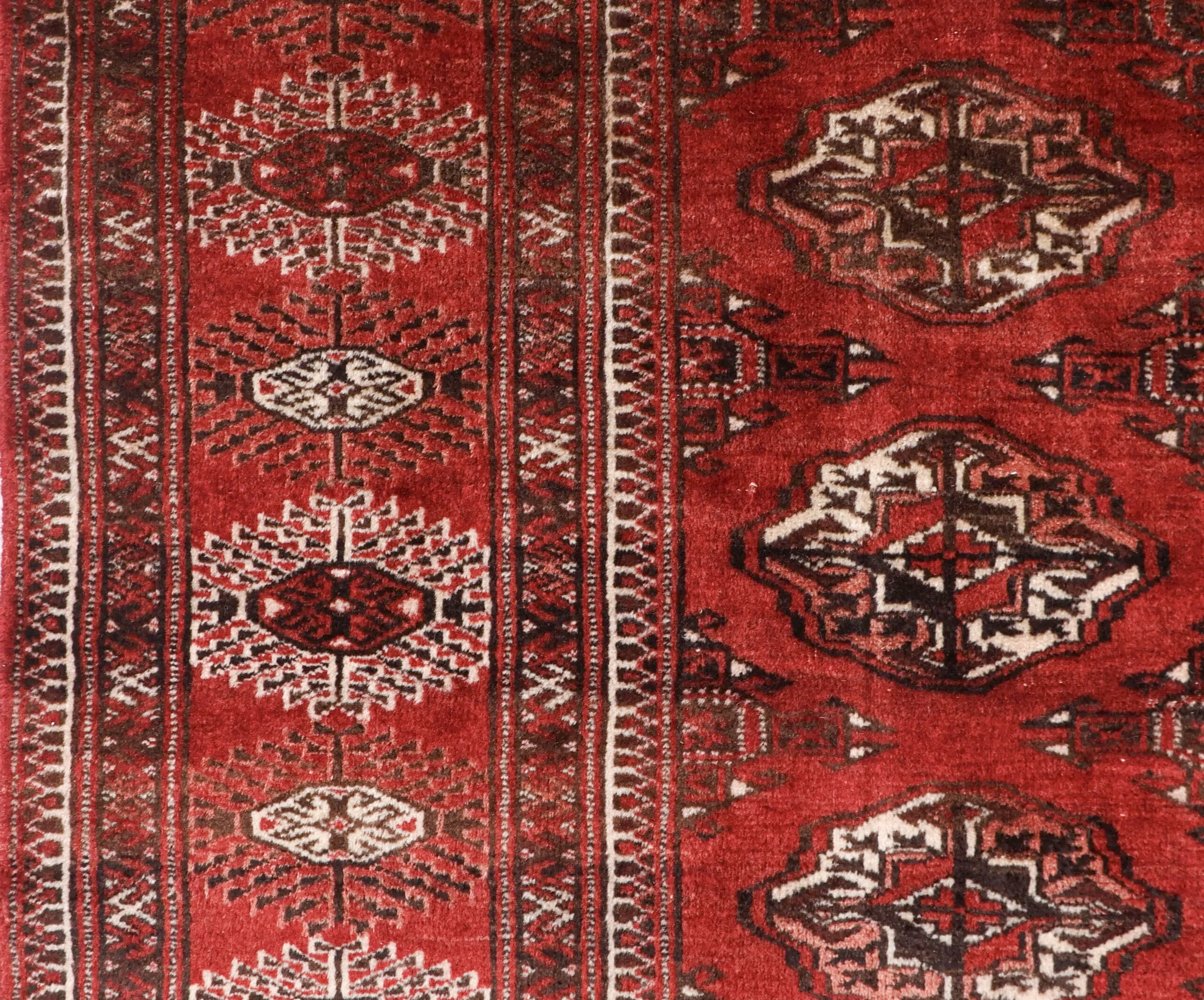 Vintage Turkmen Rug | 7' 1" x 10' 6" — detail view, gallery 04