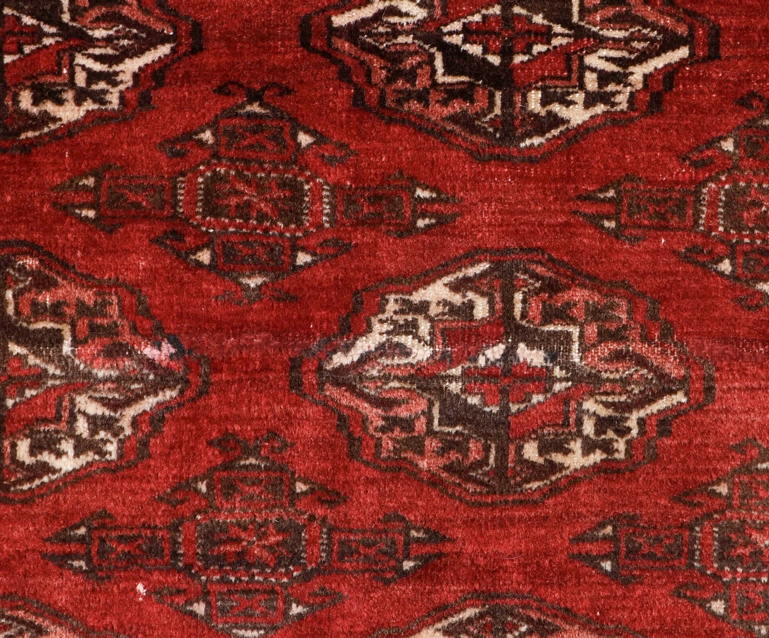 Vintage Turkmen Rug | 7' 1" x 10' 6" — detail view, gallery 06