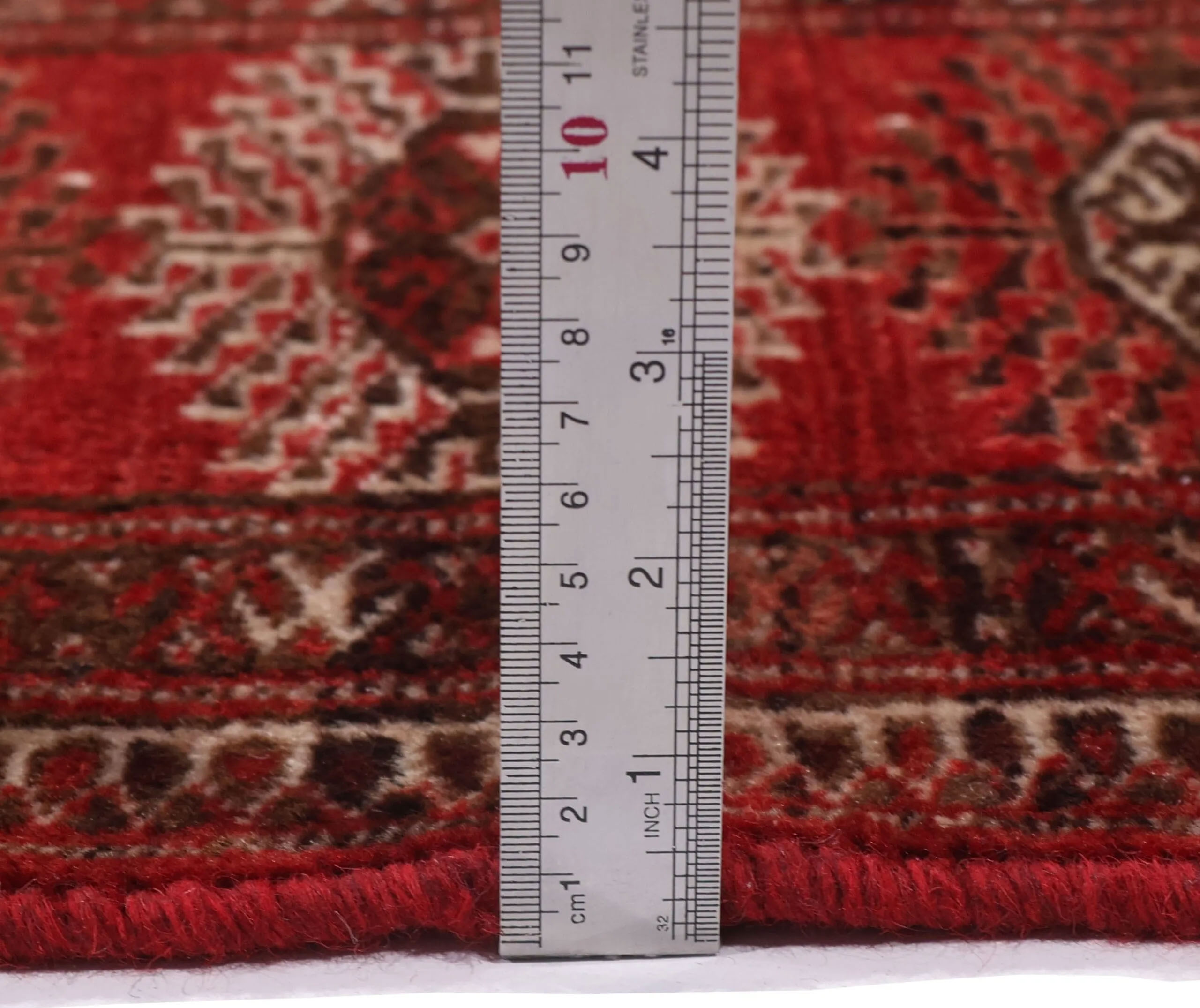 Vintage Turkmen Rug | 7' 1" x 10' 6" — detail view, gallery 08