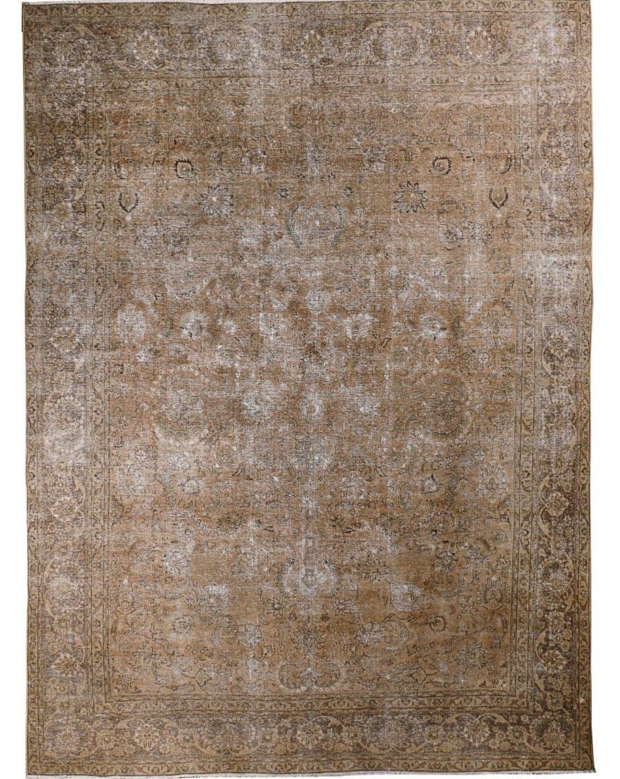 Vintnge Tabriz Rug | 9' 2" x 12' 11" - Rug the Rock